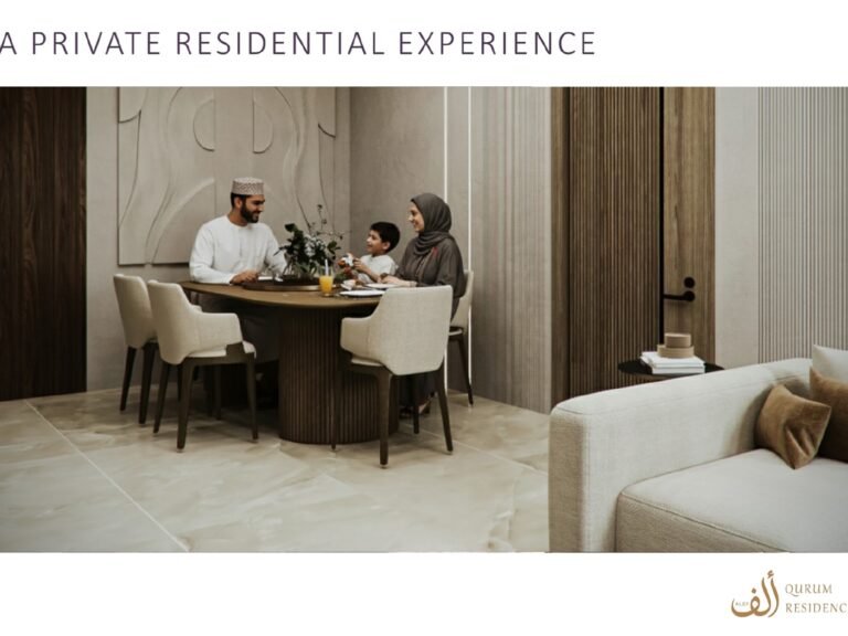 1 BR + Study Freehold Apartment in Qurum with Amenities