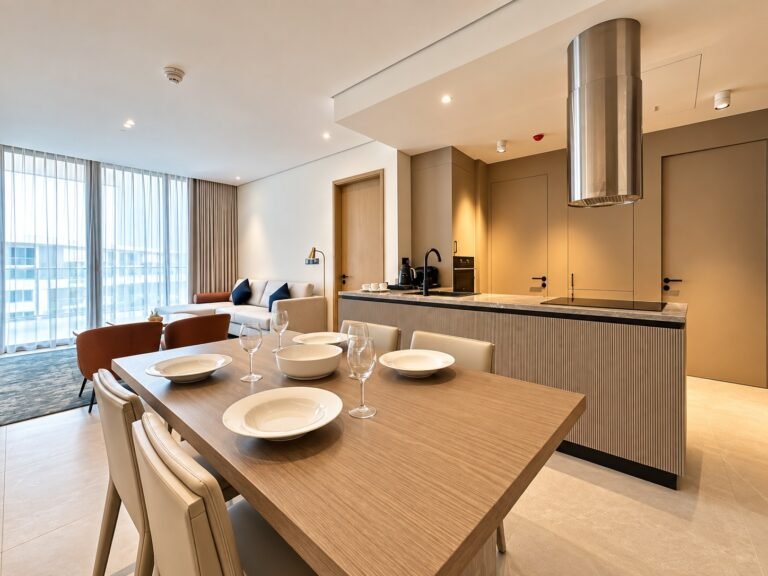 1 BR Premium Freehold Fully Serviced Apartment in Muscat Hills with Shared Amenities